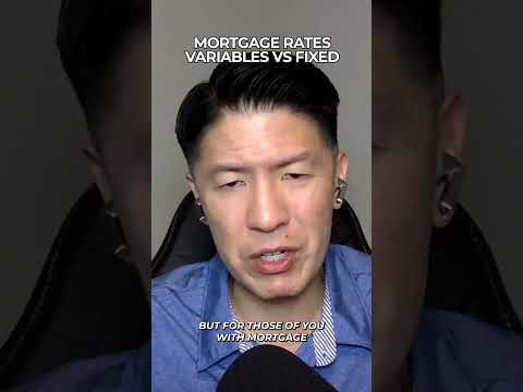 Mortgage rates : Variables vs Fixed
